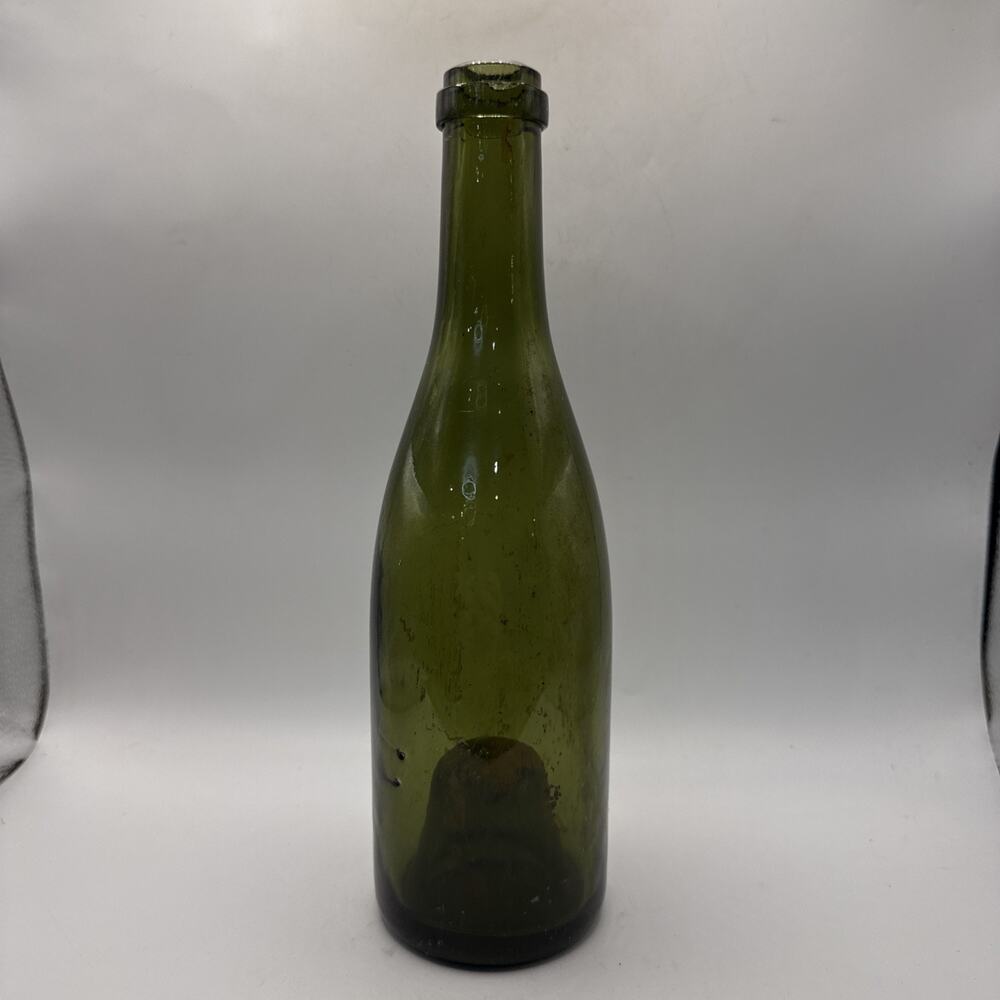 Green Bourgogne Bottle From Kastrup Glassworks 1853